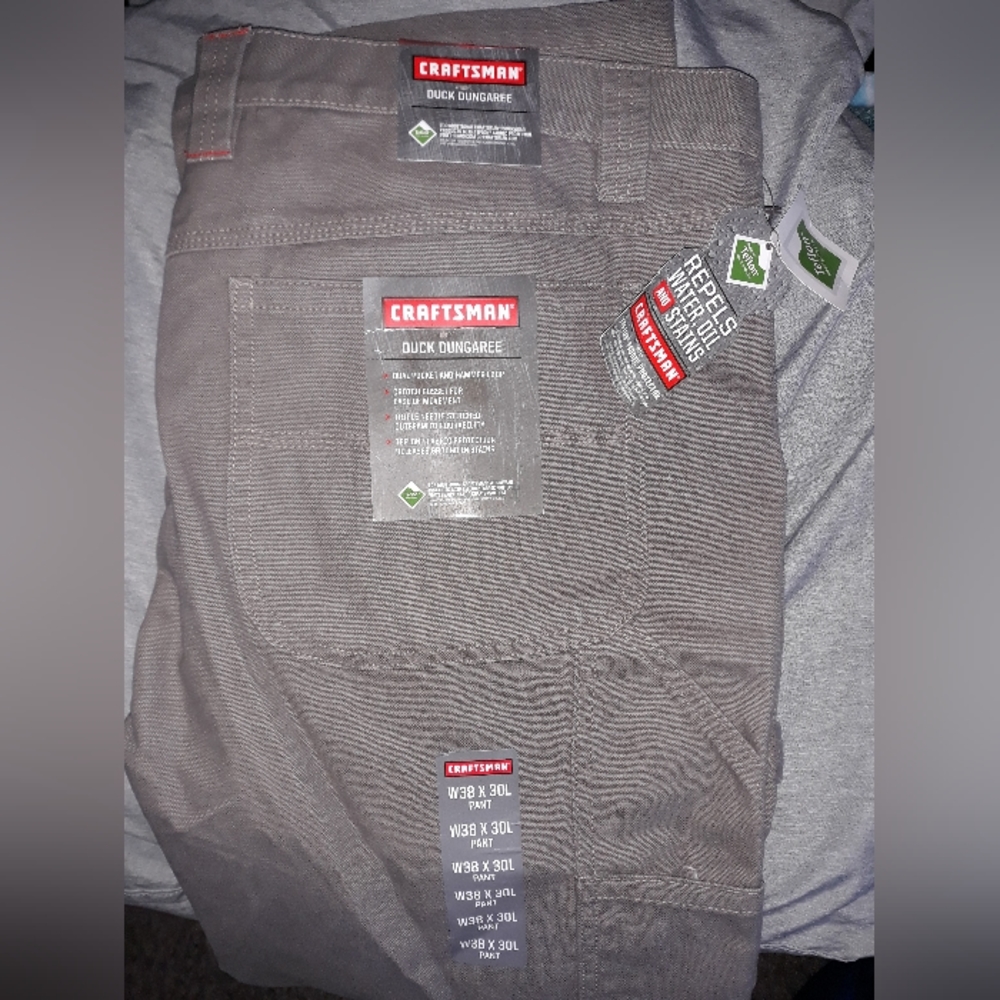 Mens Duck Dungaree pants 38x 32